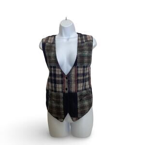 Vintage A J Patchwork Vest